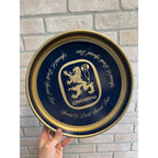 Vintage Lowenbrau Beer Metal Tin Serving Tray German Advertising 13"