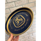 Vintage Lowenbrau Beer Metal Tin Serving Tray German Advertising 13"