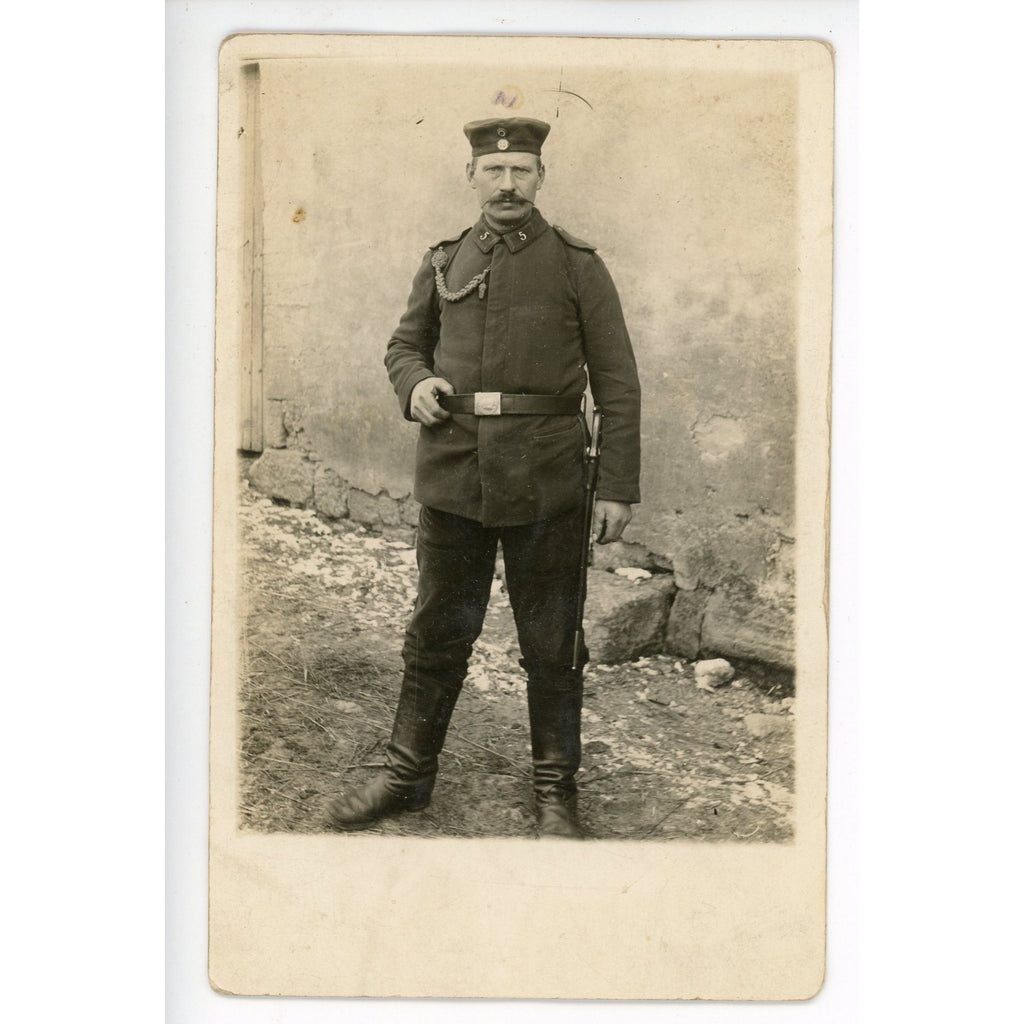 1910s or WW1 RPPC Postcard of German Imperial Army Soldier