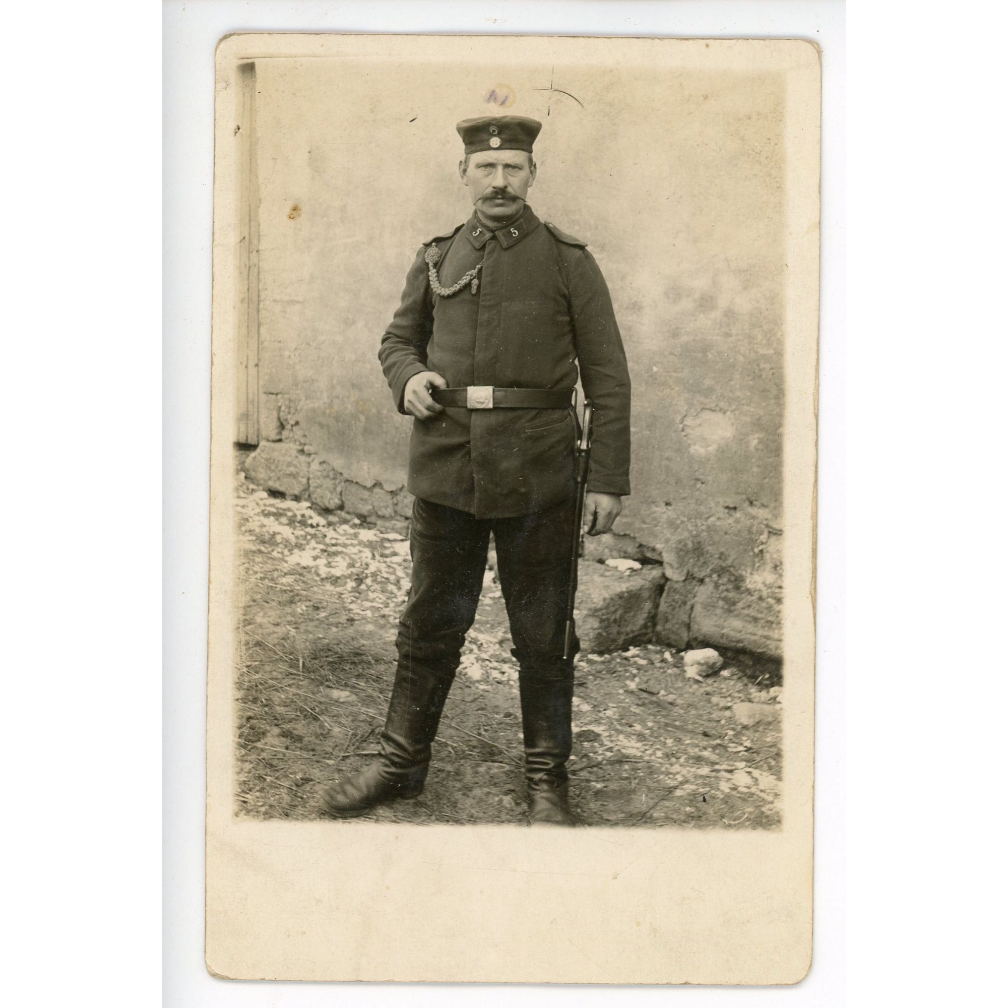 1910s or WW1 RPPC Postcard of German Imperial Army Soldier