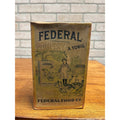 Vintage Federal Poultry Food Empty Advertising Box Farm Chicken Mifflinburg PA