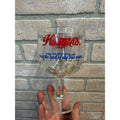 Vintage Hamm's Beer Footed Thumbprint Goblet Glass "From the Land" Slogan Breweriana