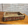 Vintage Pepsi Cola Wooden Soda Bottle Carrier Case Crate Pepsi Bottling Co.