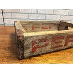 Vintage Pepsi Cola Wooden Soda Bottle Carrier Case Crate Pepsi Bottling Co.