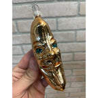 Vintage Christmas Celestial Anthropomorphic Crescent Moon West Germany Ornament
