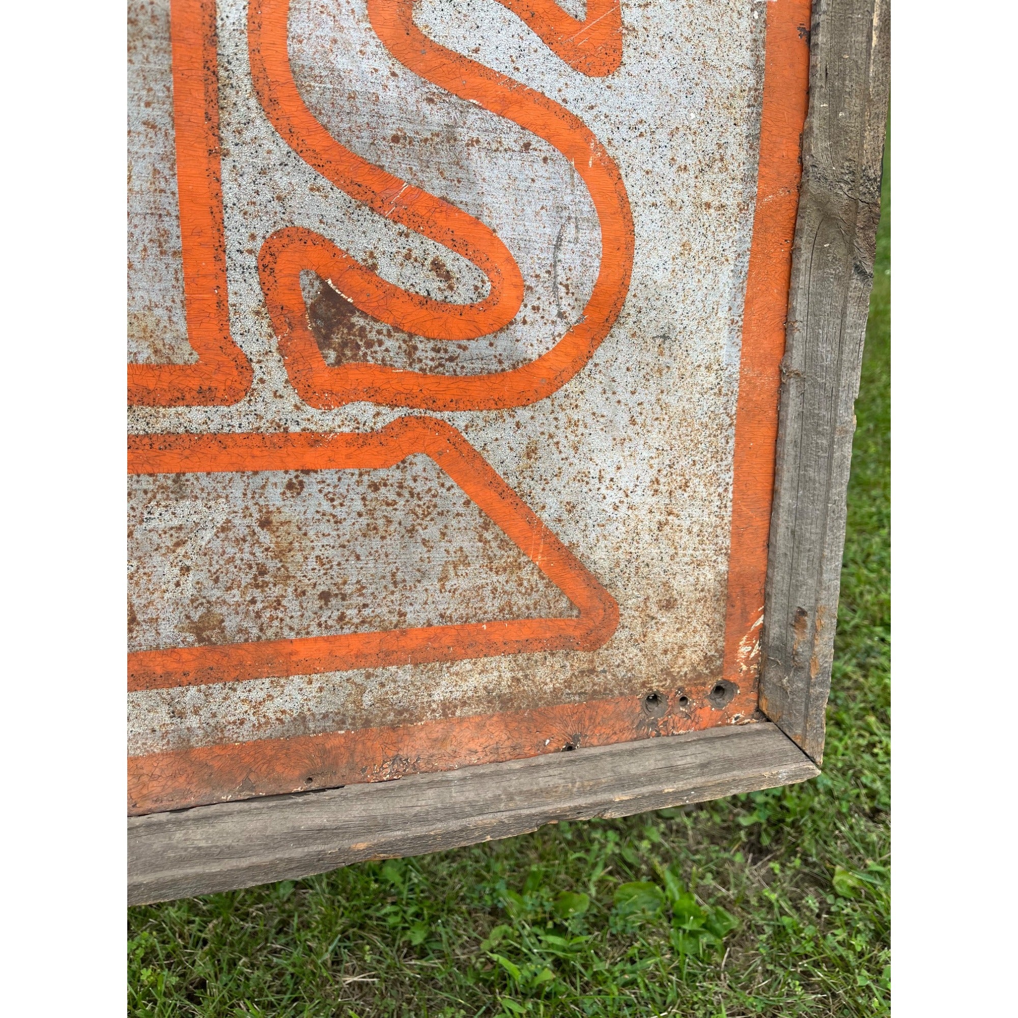 Rare Original 1900s Massey Harris Farm Tractors Advertising Wood Framed Sign