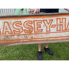 Rare Original 1900s Massey Harris Farm Tractors Advertising Wood Framed Sign