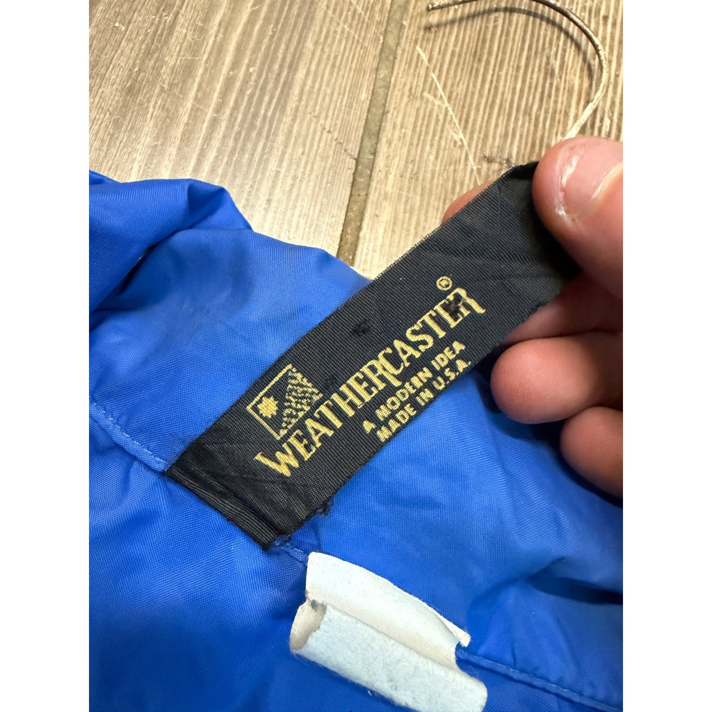 Vintage Mercury Outboards Blue Rain Coat Jacket Size XL