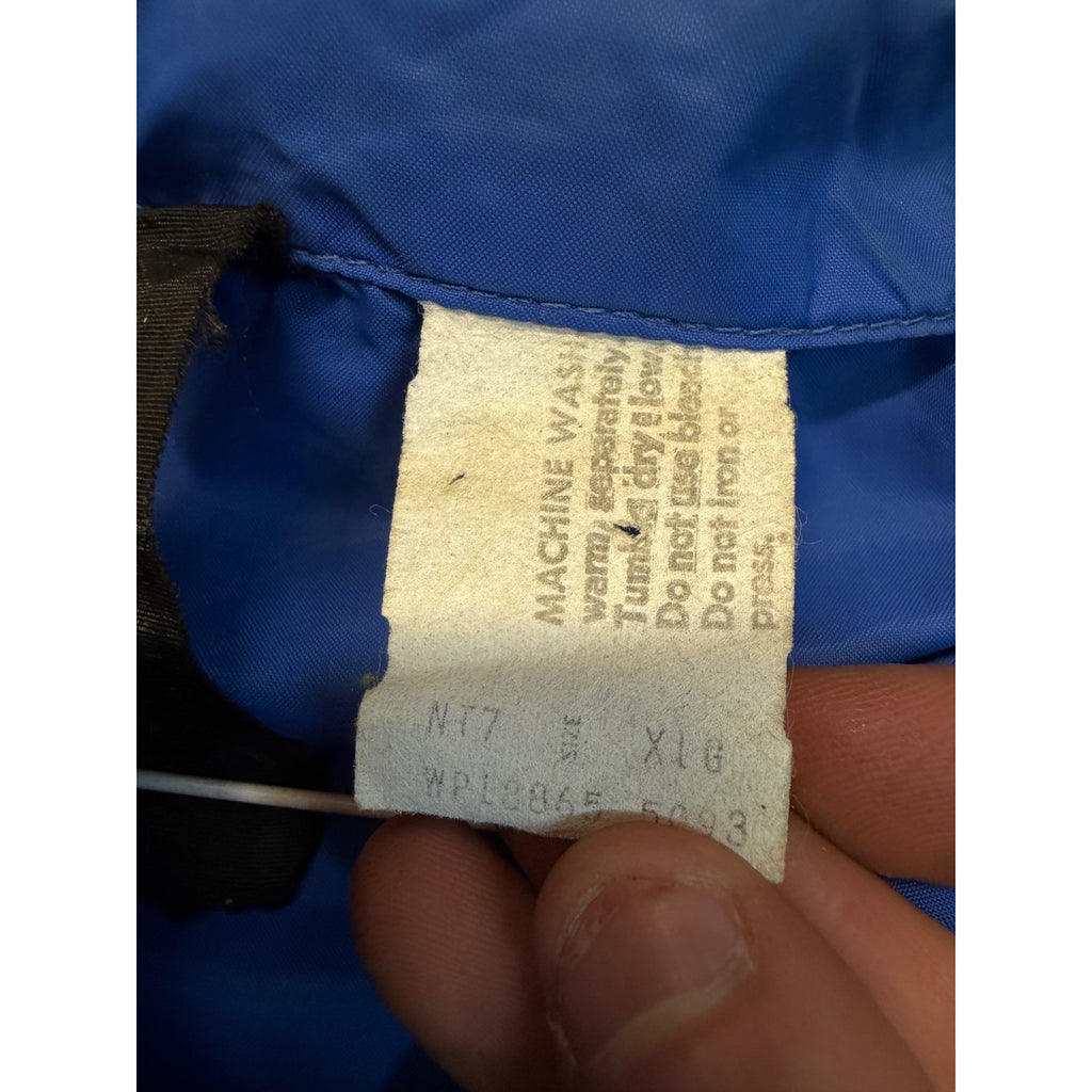 Vintage Mercury Outboards Blue Rain Coat Jacket Size XL