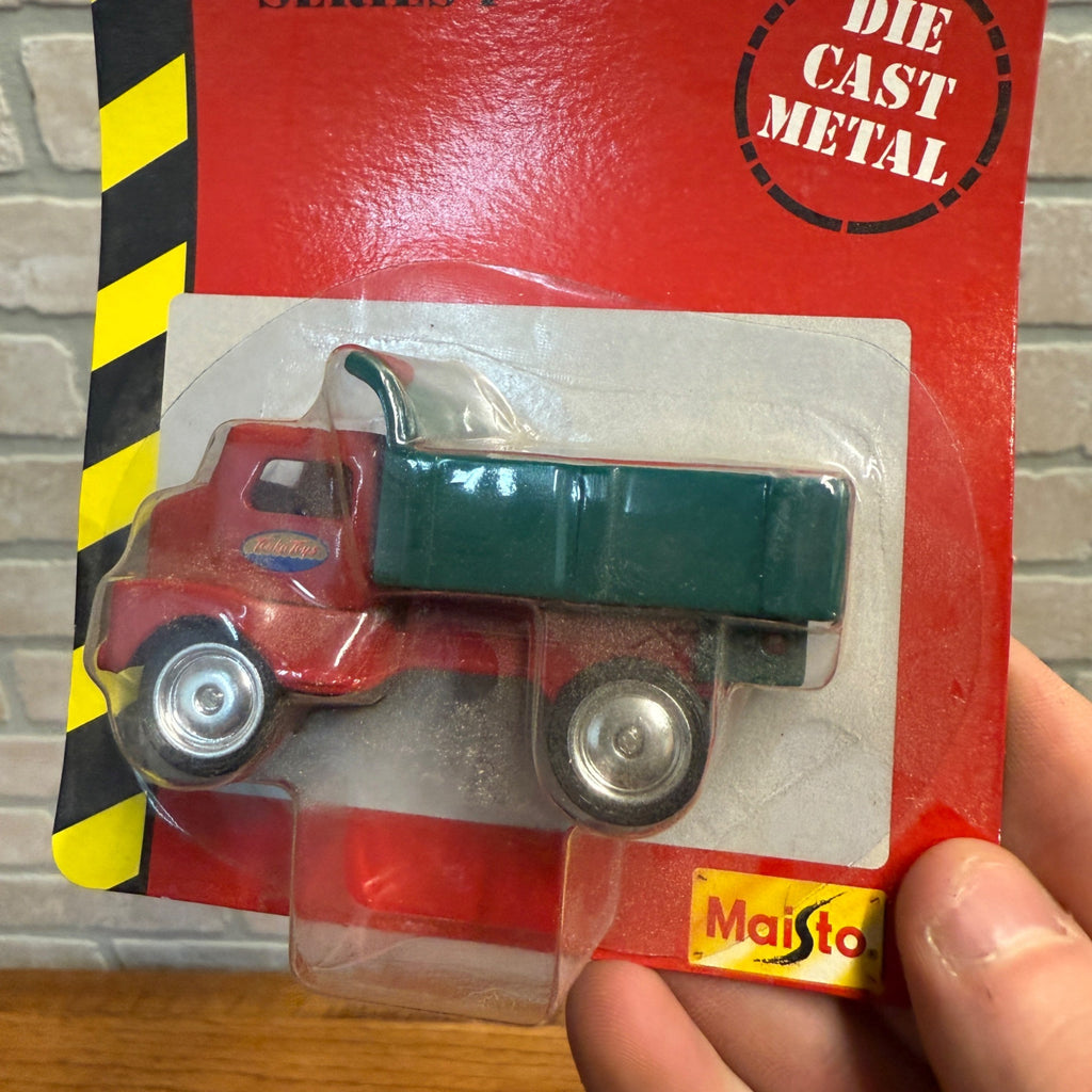 Vintage Tonka 1998 Maisto Series 1 Diecast Metal Red & Green Dump Truck NEW