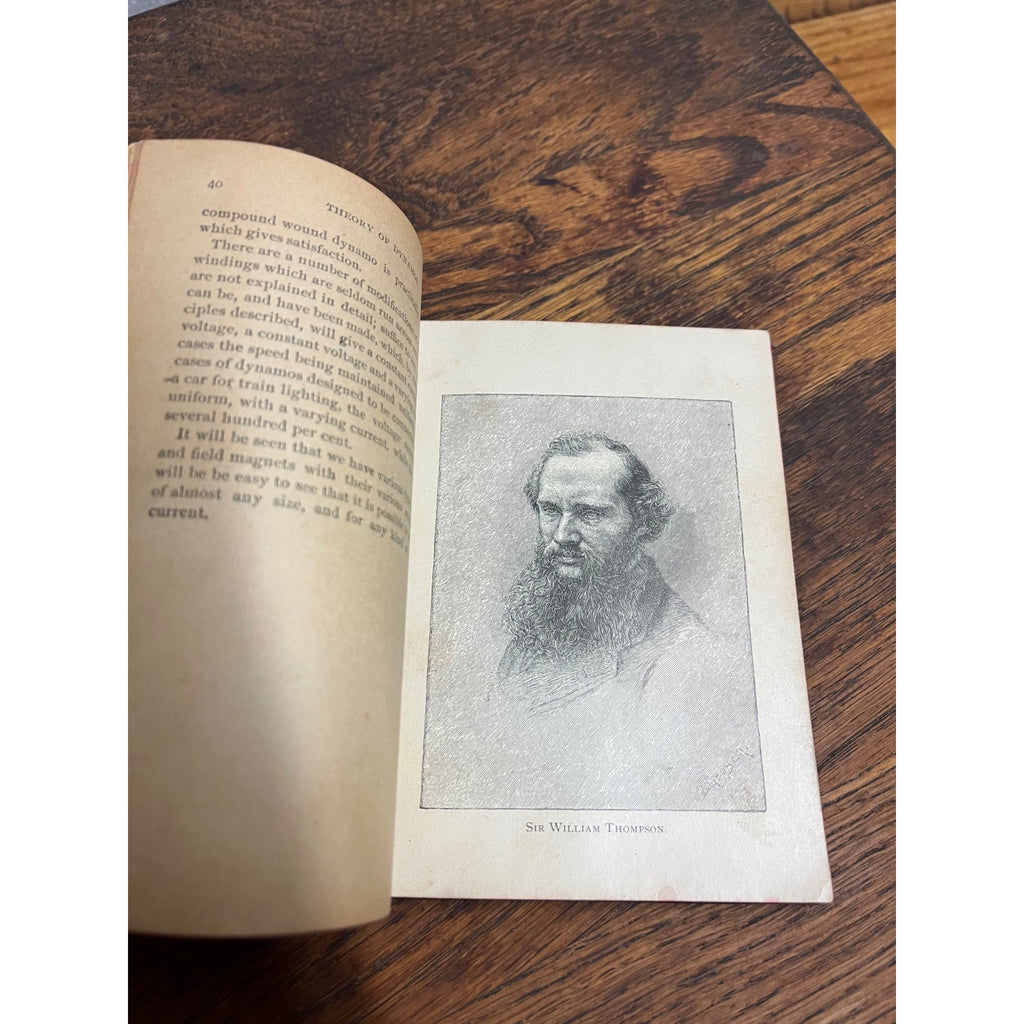 1895 Practical Application of Dynamo Electric Machinery Book Antique Vintage