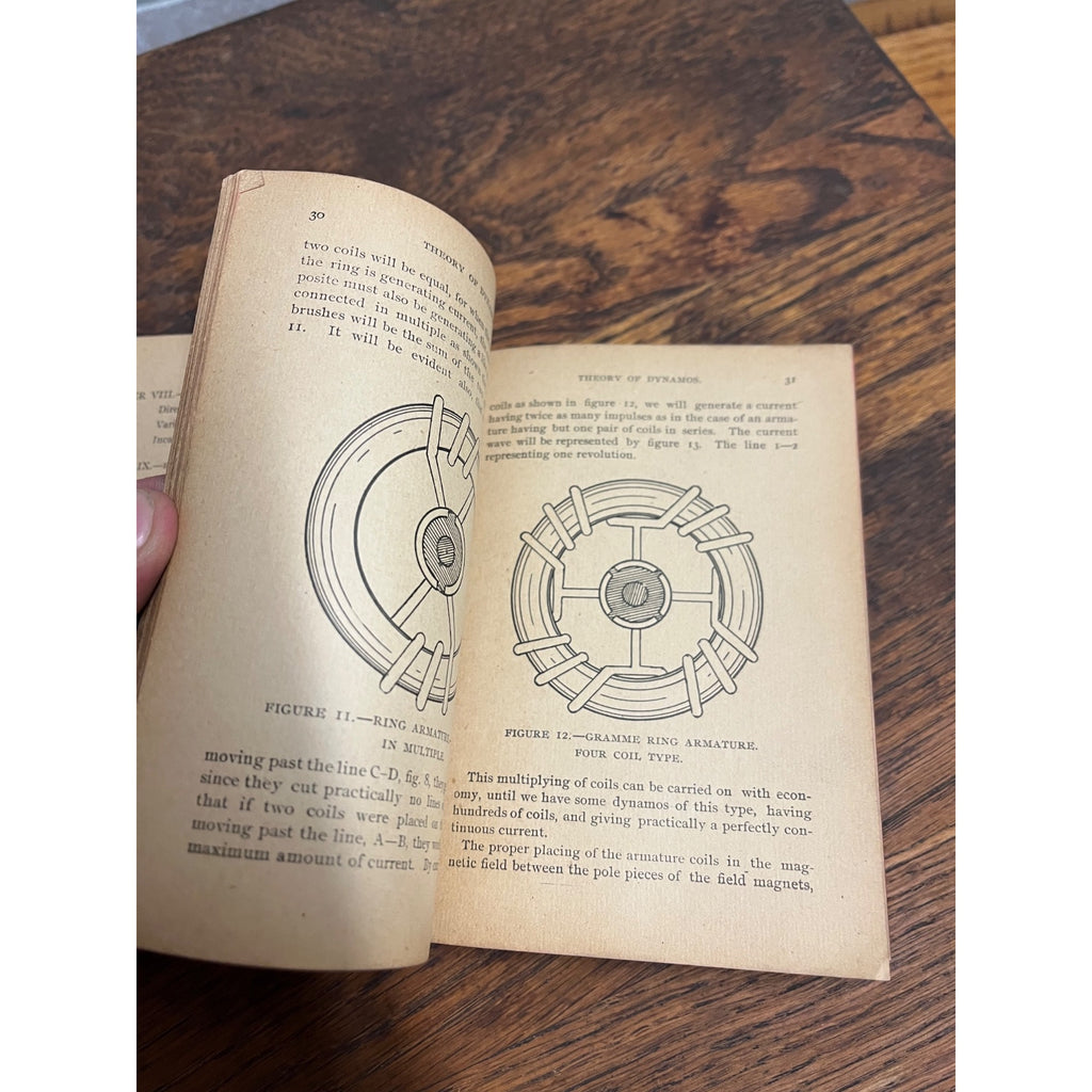 1895 Practical Application of Dynamo Electric Machinery Book Antique Vintage