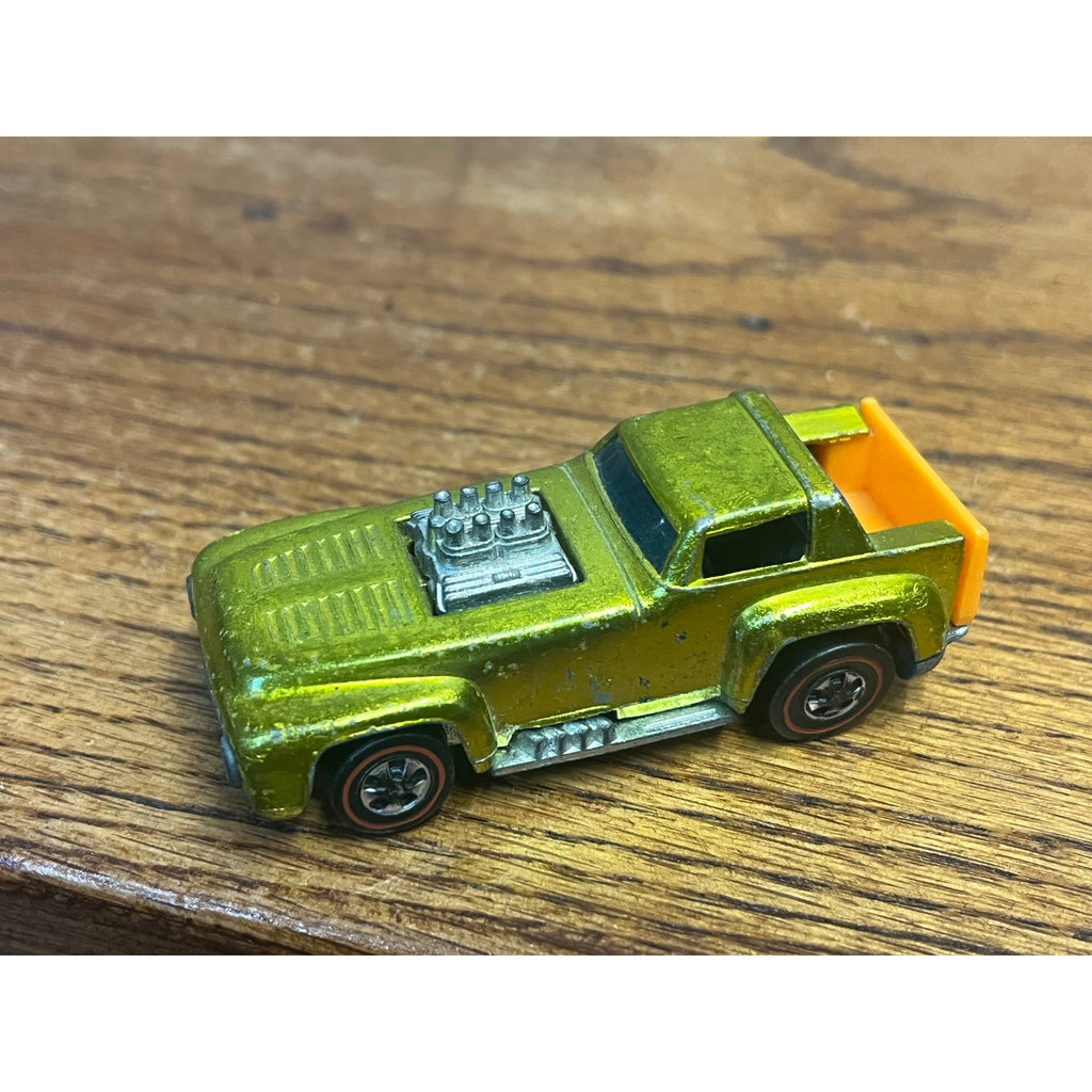 Vintage 1970 Hot Wheels Redline Short Order Yellow  -- CLEAN