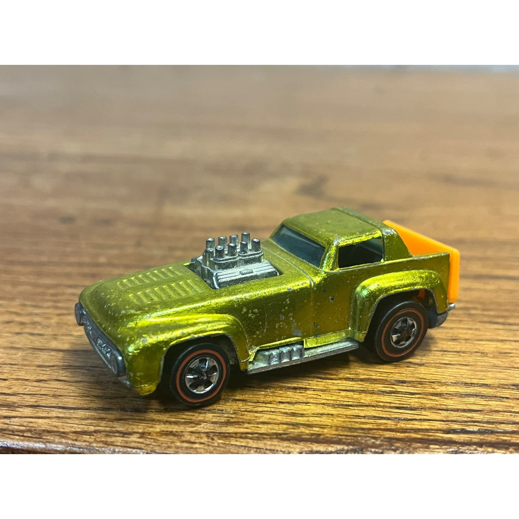 Vintage 1970 Hot Wheels Redline Short Order Yellow  -- CLEAN