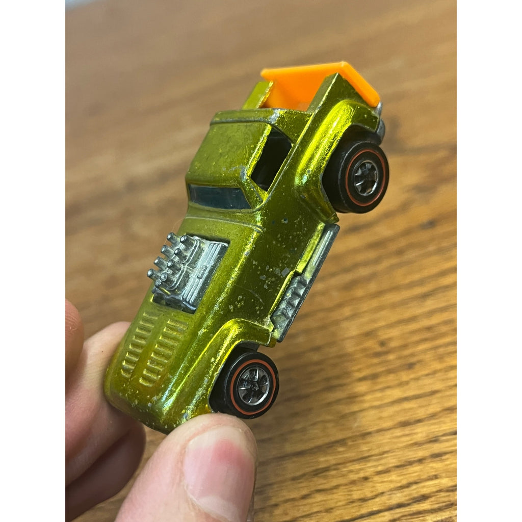 Vintage 1970 Hot Wheels Redline Short Order Yellow  -- CLEAN