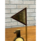 Vintage 1965 Spalding Hole In One Golf Ball Trophy Hole #8 Flag Wood Base