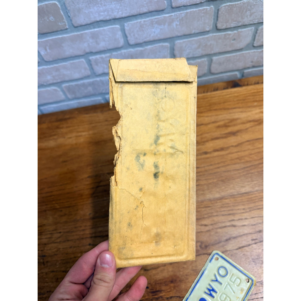 1975 Wyoming Motorcycle License Plate 2-5633