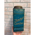 Vintage Early 1900s Thinshell Candies 5lb Country Store Advertising Tin Chicago