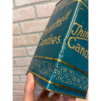 Vintage Early 1900s Thinshell Candies 5lb Country Store Advertising Tin Chicago