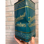 Vintage Early 1900s Thinshell Candies 5lb Country Store Advertising Tin Chicago
