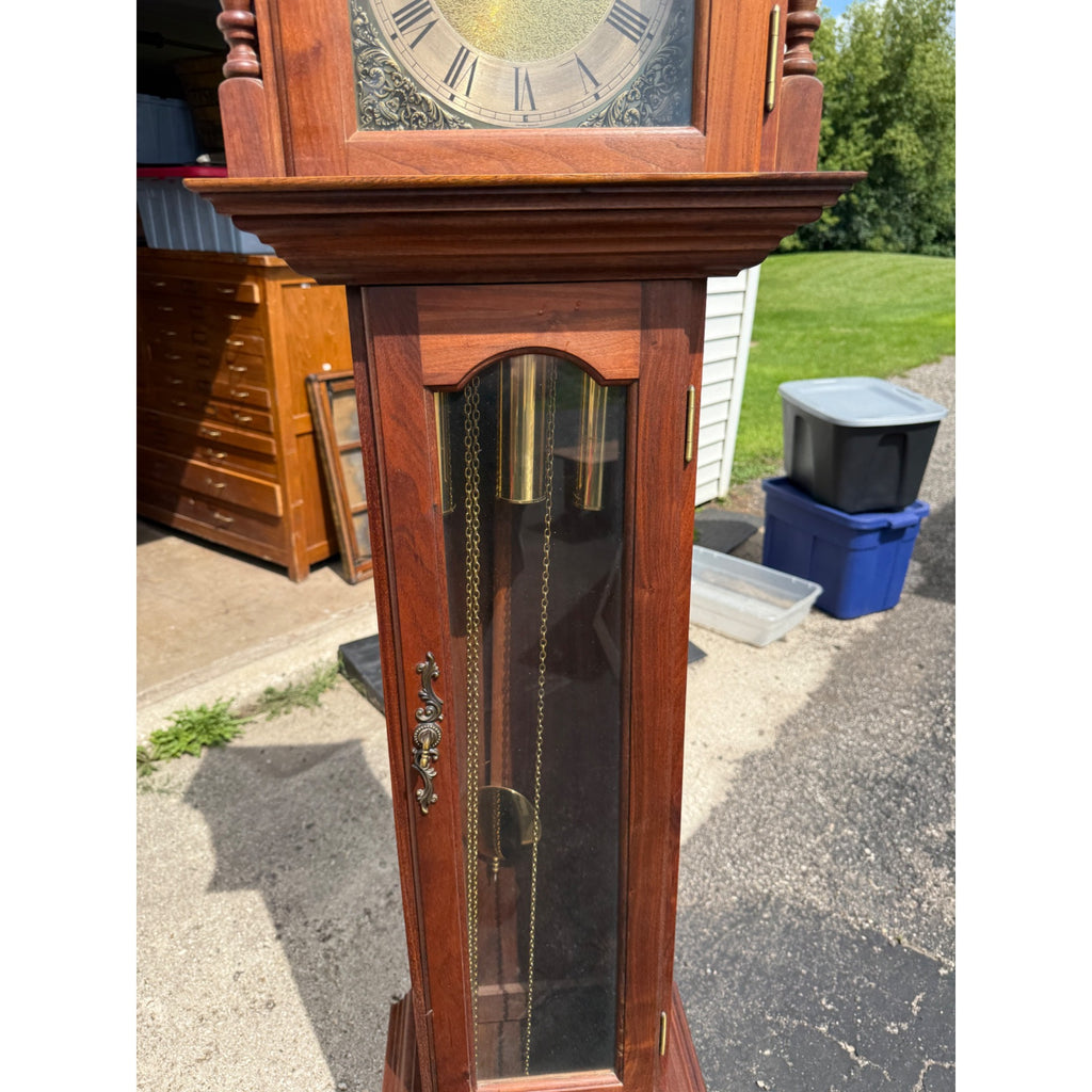 Vintage Grandmother / Grandfather Clock Tempus Fugit