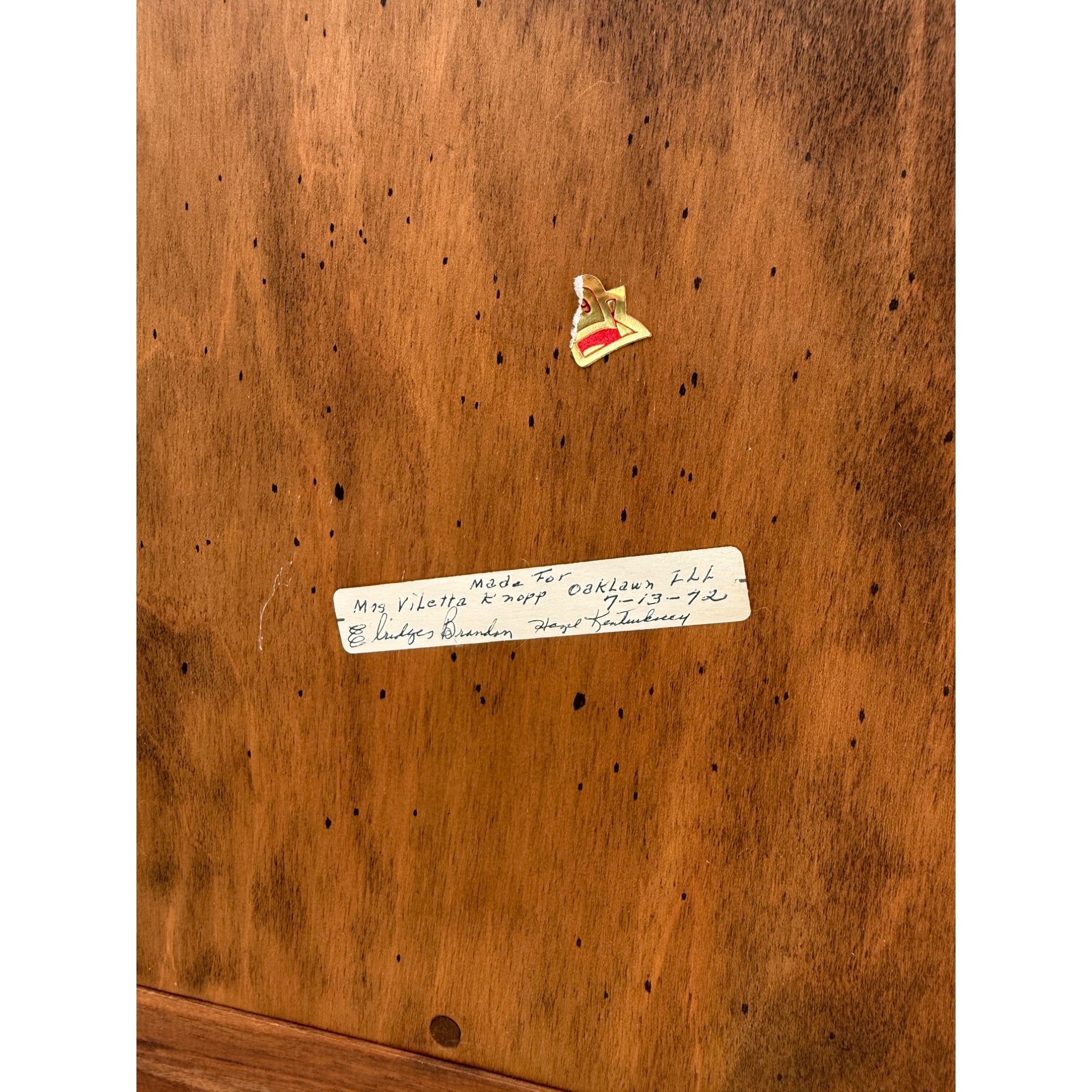 Vintage Grandmother / Grandfather Clock Tempus Fugit
