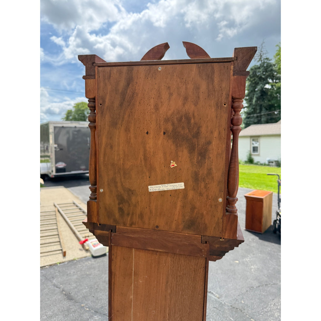 Vintage Grandmother / Grandfather Clock Tempus Fugit