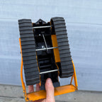 Vintage Tonka T-6 Bulldozer Pressed Steel Orange Construction Toy
