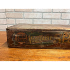 Original Antique Crosman Bros Garden Seeds Display Box Rochester, NY Flowers