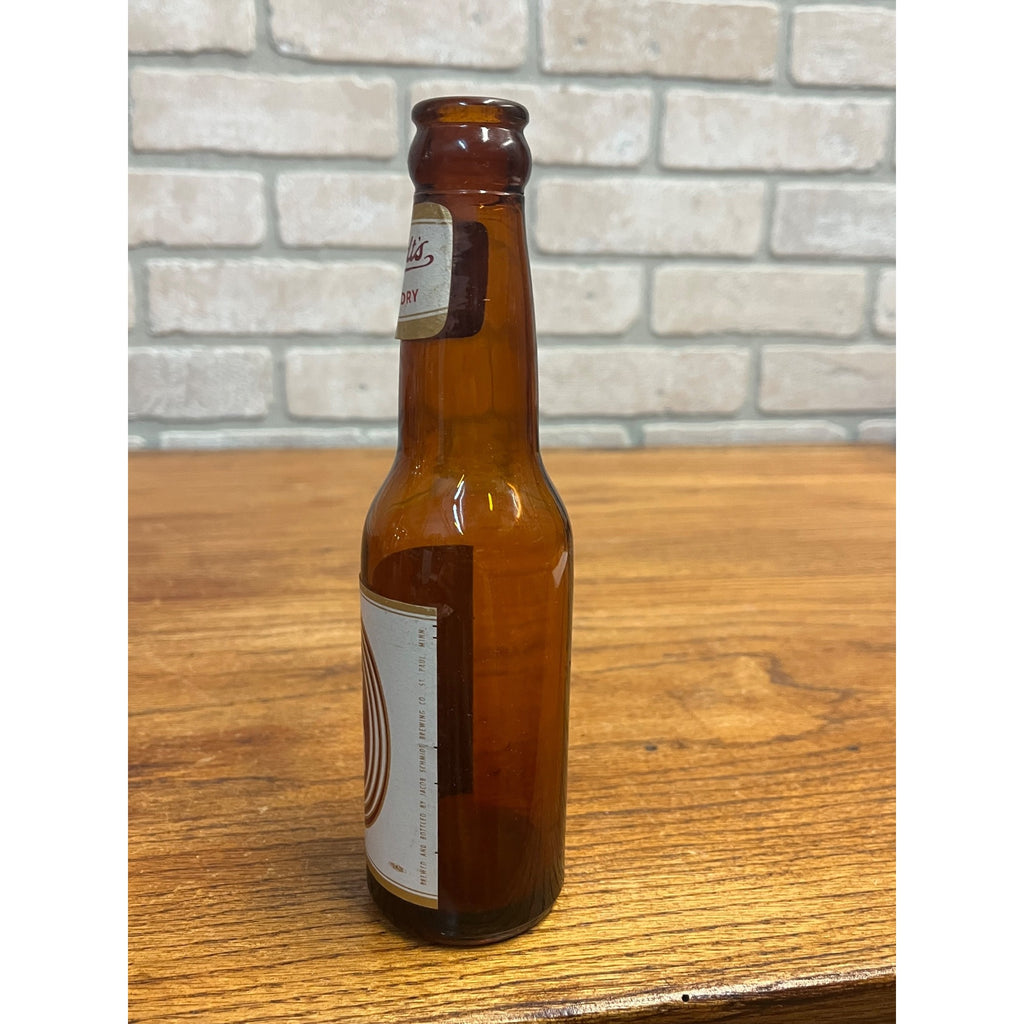 Vintage Schmidt's City Club Mellow-Dry Beer 7oz Label Bottle St Paul MN