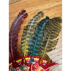 Vintage Hayward Wisconsin Souvenir Felt Indian Headress Native American Wis WI