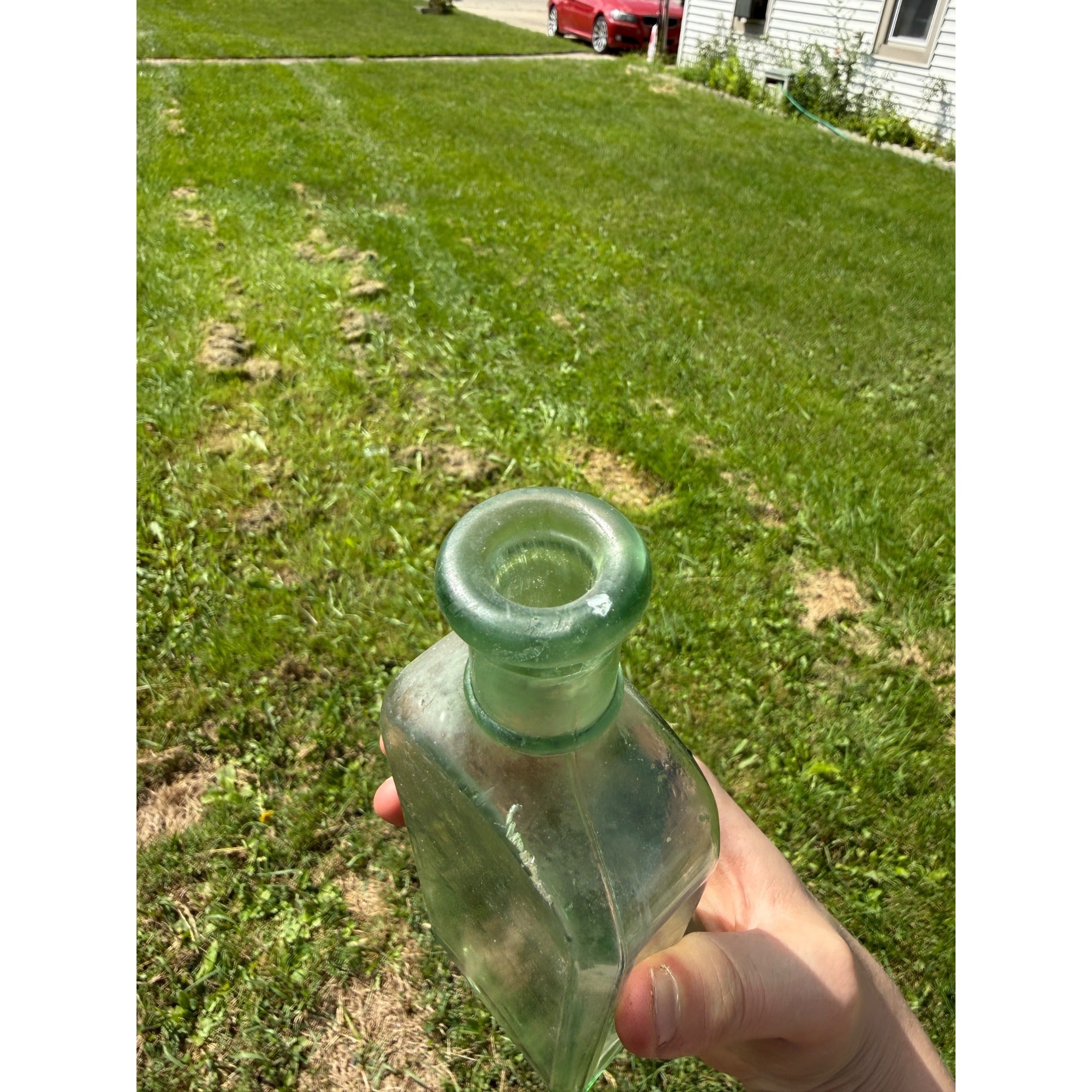 Antique Dr Miles Restorative Nervine Aqua Green Glass Medicine Bottle