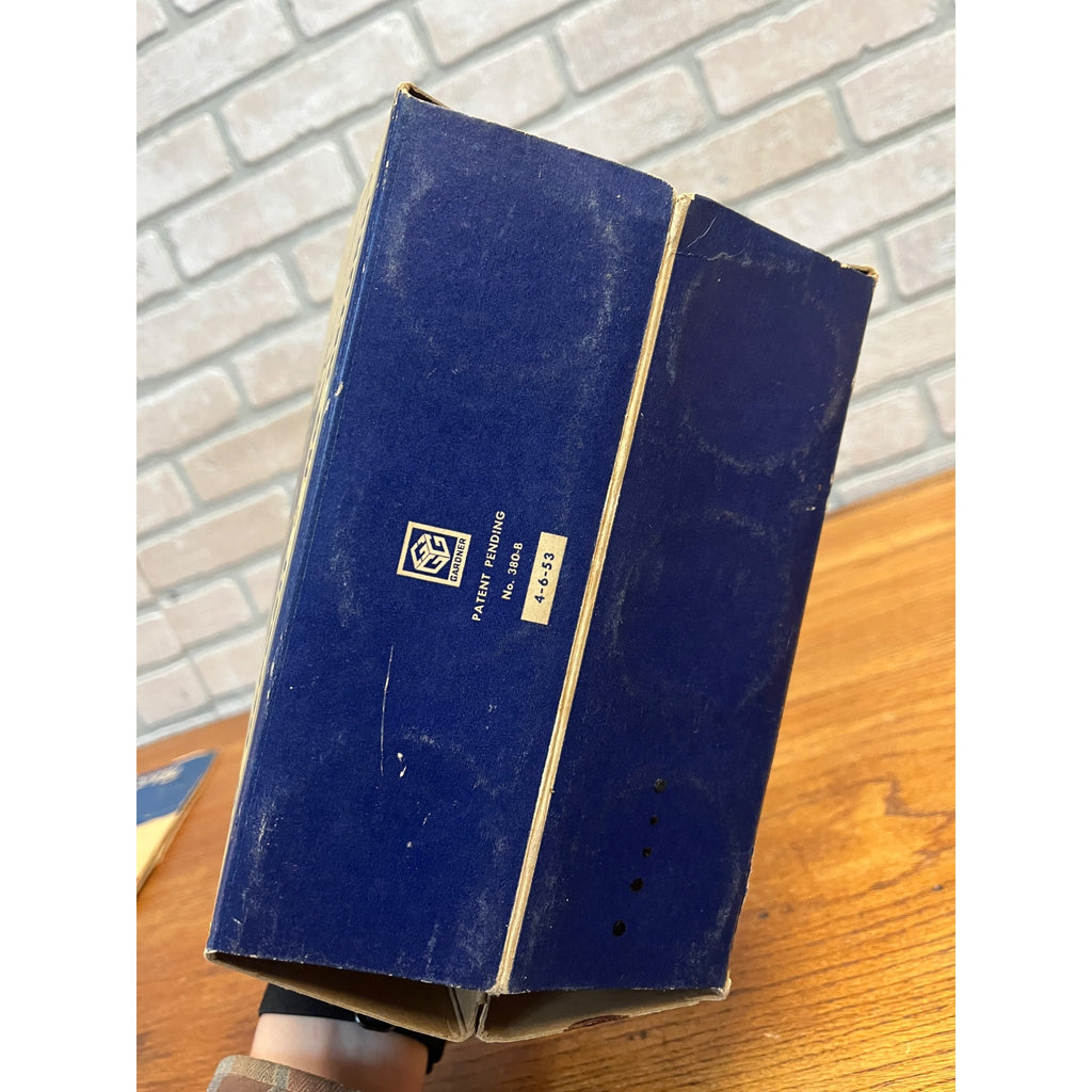 Vintage 1950s Pabst Blue Ribbon Beer Bottle 6-Pack Cardboard Case Carrier