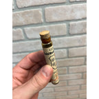 Vintagle Gold Medal Haarlem Oil Labeled Glass Medicine Bottle Tube Full Brooklyn, N.Y.