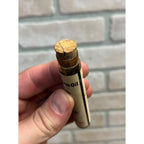 Vintagle Gold Medal Haarlem Oil Labeled Glass Medicine Bottle Tube Full Brooklyn, N.Y.