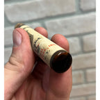 Vintagle Gold Medal Haarlem Oil Labeled Glass Medicine Bottle Tube Full Brooklyn, N.Y.