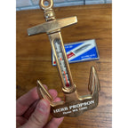 Vintage Herb Propson Livestock Milk Hauling Van Dyne Wisconsin Advertising Thermometer ++
