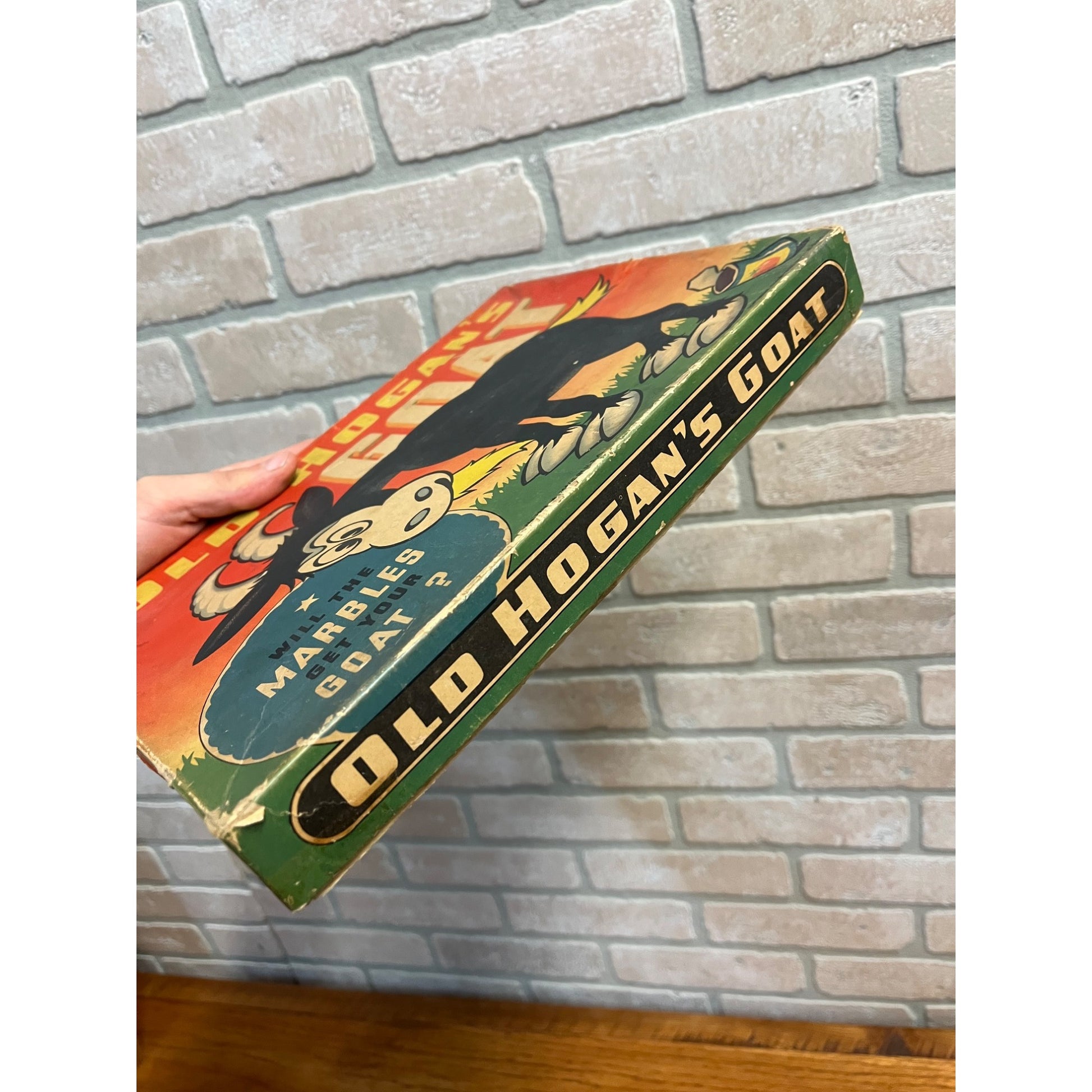 Vintage 1939 Whitman "Old Hogan's Goat" Marble Board Game Toy