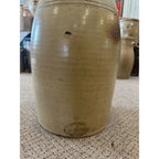 Antique L.M. Pierron Stoneware Salt Glaze 6 Gallon Butter Churn Crock Milwaukee