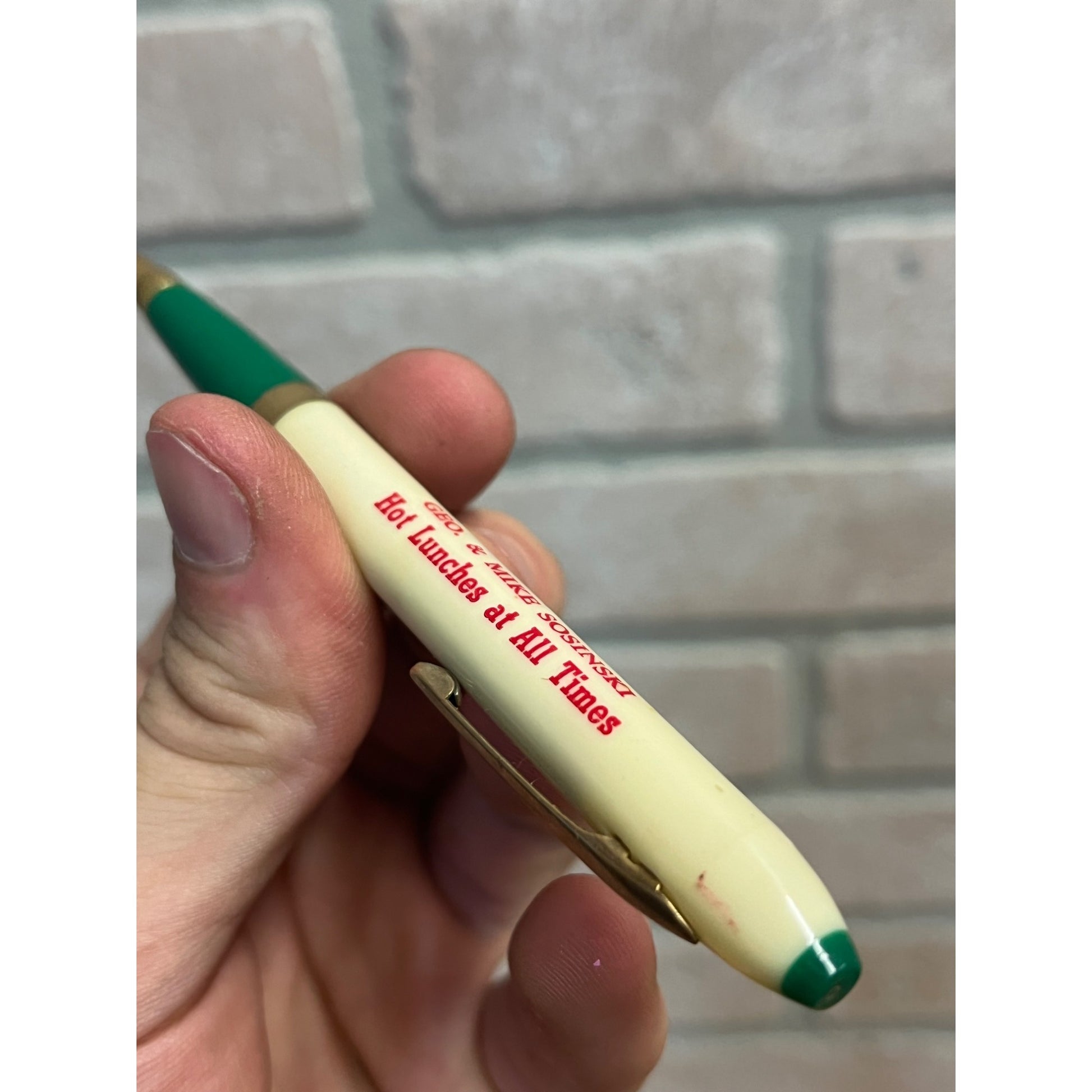 Vintage 1950s Oshkosh Wisconsin Tr-Angle Tavern Bar Advertising Pencil & Swizzle Sticks