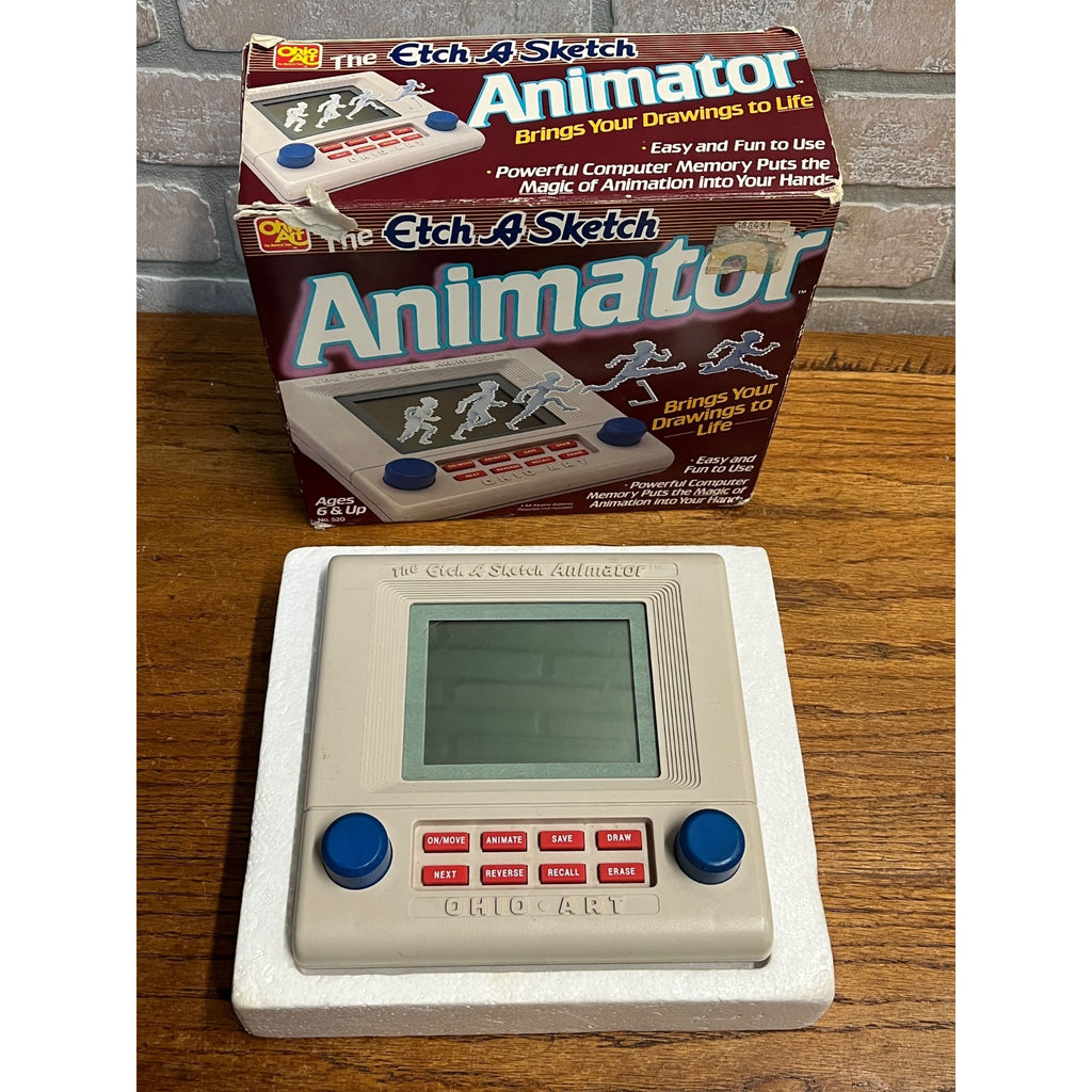 Etch-A-Sketch Animator 1986 Vintage, Made in USA by the Ohio Art Company TESTED WORKS