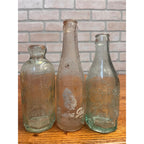 Vintage John Graf Soda Bottles Lot (3) Milwaukee Wis Grandpa Grafs