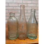 Vintage John Graf Soda Bottles Lot (3) Milwaukee Wis Grandpa Grafs