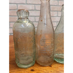 Vintage John Graf Soda Bottles Lot (3) Milwaukee Wis Grandpa Grafs