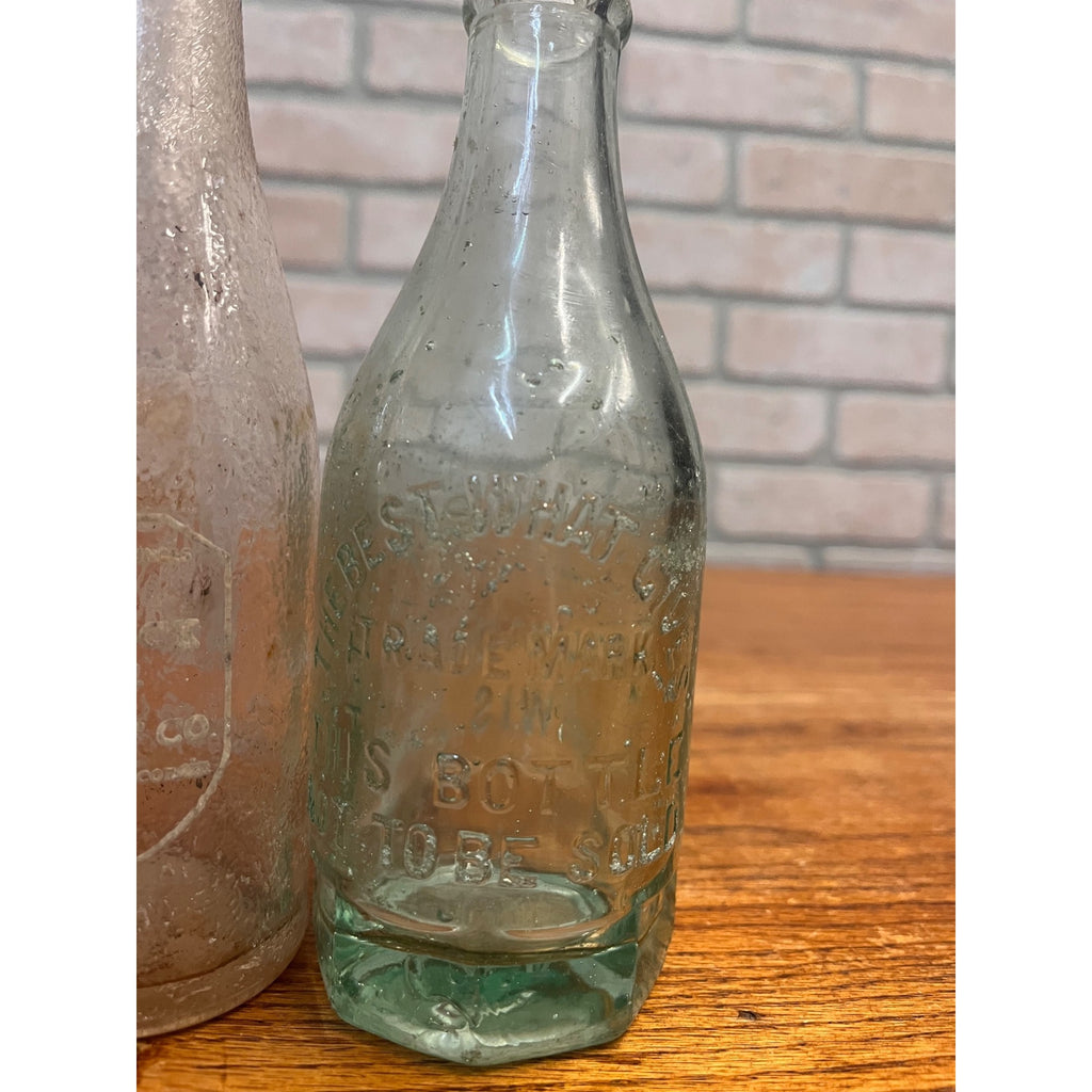 Vintage John Graf Soda Bottles Lot (3) Milwaukee Wis Grandpa Grafs