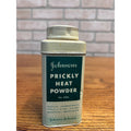 Vintage Johnson & Johnson Prickly Heat Powder Medicine Tin Apothecary Pharmacy