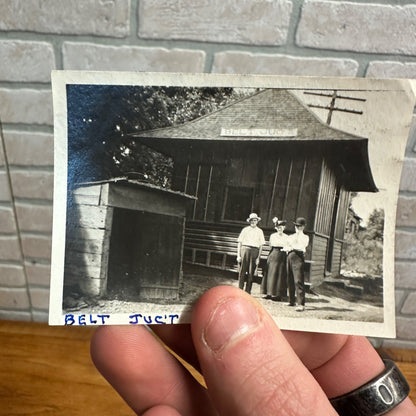 Real Photograph Belt Junction Belt Junc't Depot Railway Georgia Texas