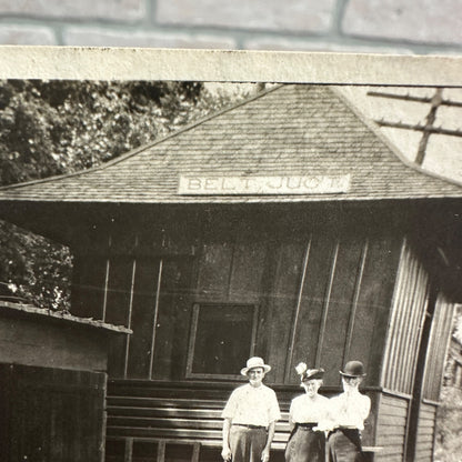 Real Photograph Belt Junction Belt Junc't Depot Railway Georgia Texas