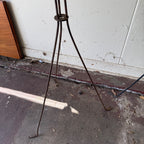 (2) Metal Vintage Lightening Rod Roof Mount Pole Holders Barn Lightning