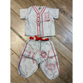 vtg 60s Rugged Duds Kids Children's Little Leaguer Size 4 Baseball Uniform Outfit